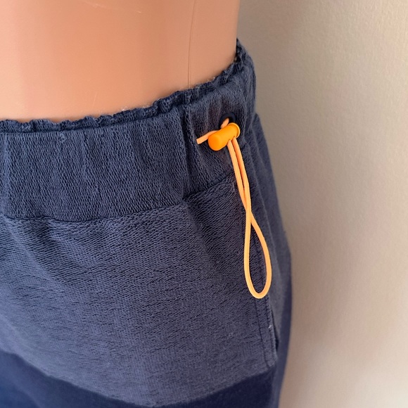 FREE PEOPLE |  two toned joggers with neon orange drawstring - Picture 9 of 13